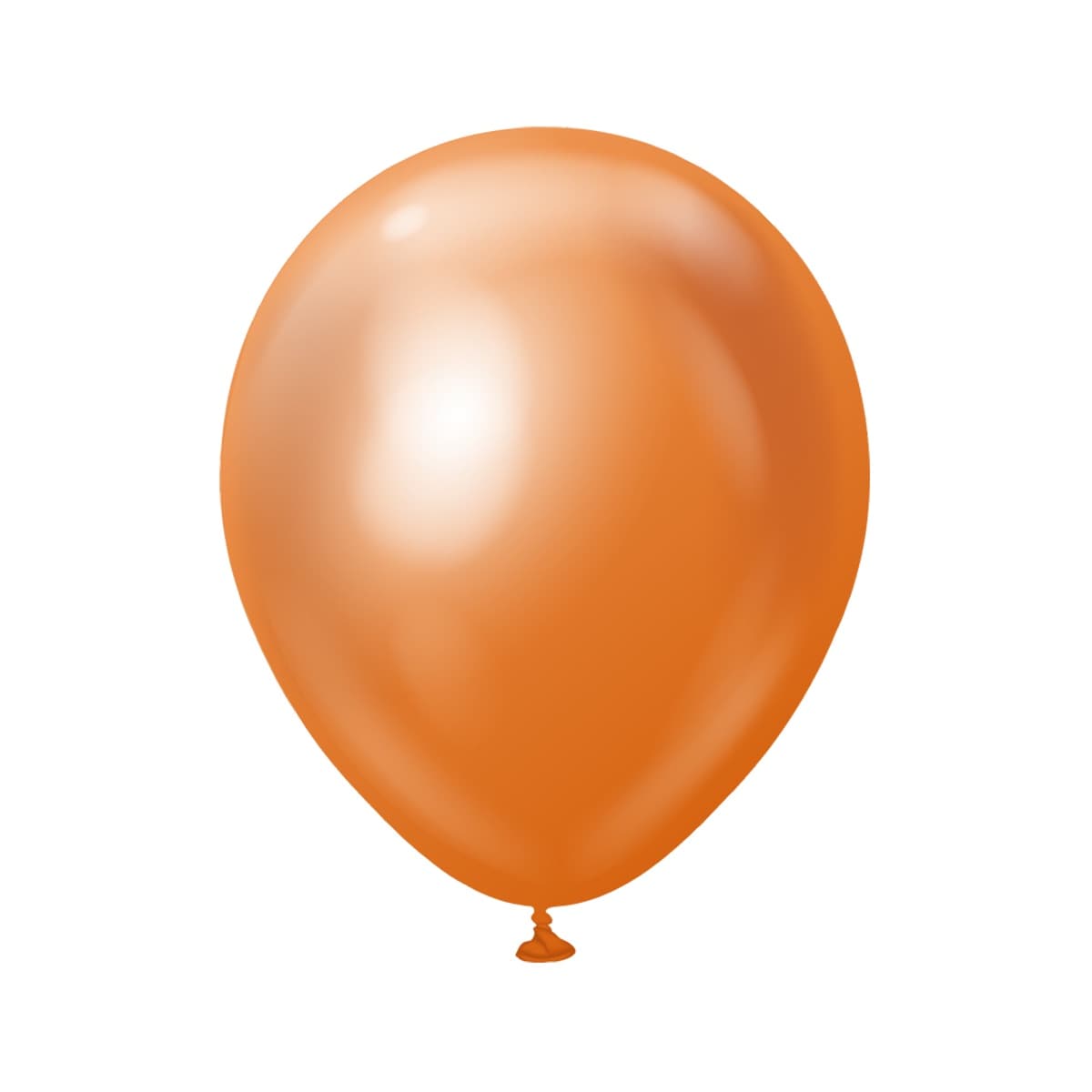 Premium-Luftballons Kupfer Chrom 45 cm 5er-Pack