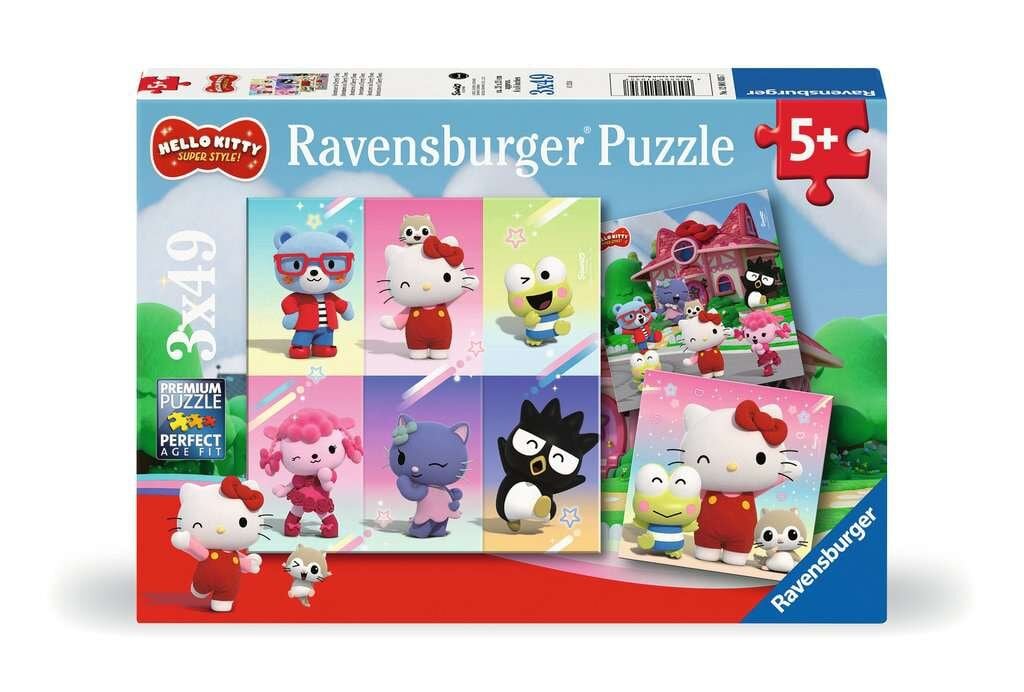 Ravensburger Puzzle - Hello Kitty 3x49 Teile
