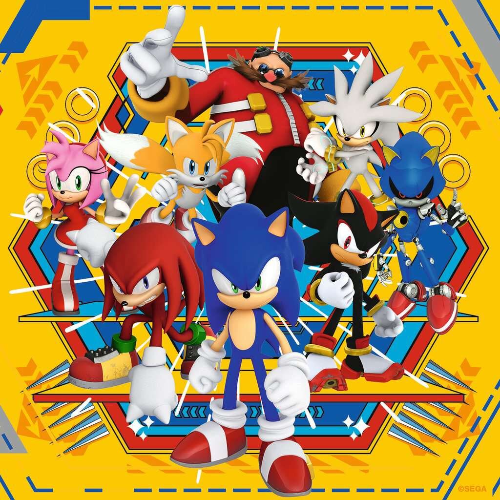 Ravensburger Puzzle - Sonic Core 3x49 Teile