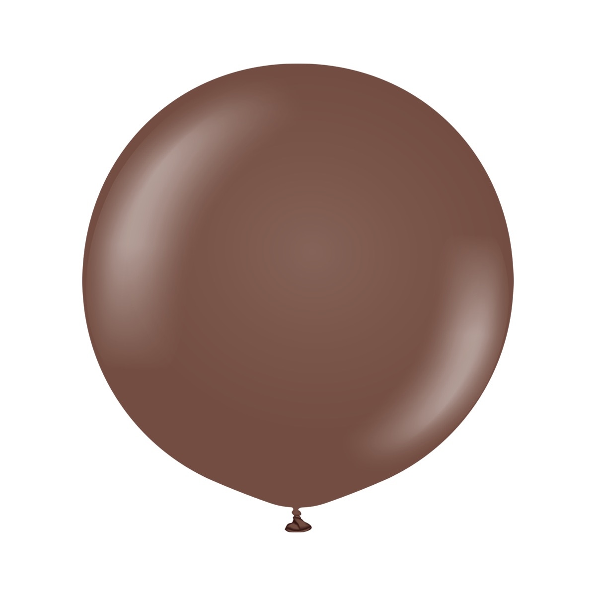 Premium-Luftballons Schokoladenbraun 60 cm 2er-Pack