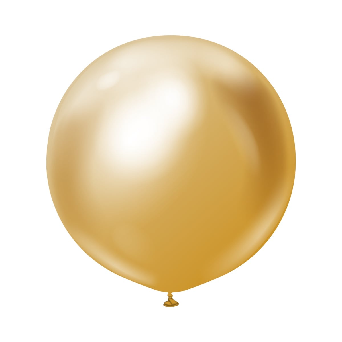 Premium-Luftballons Gold Chrom 60 cm 2er-Pack
