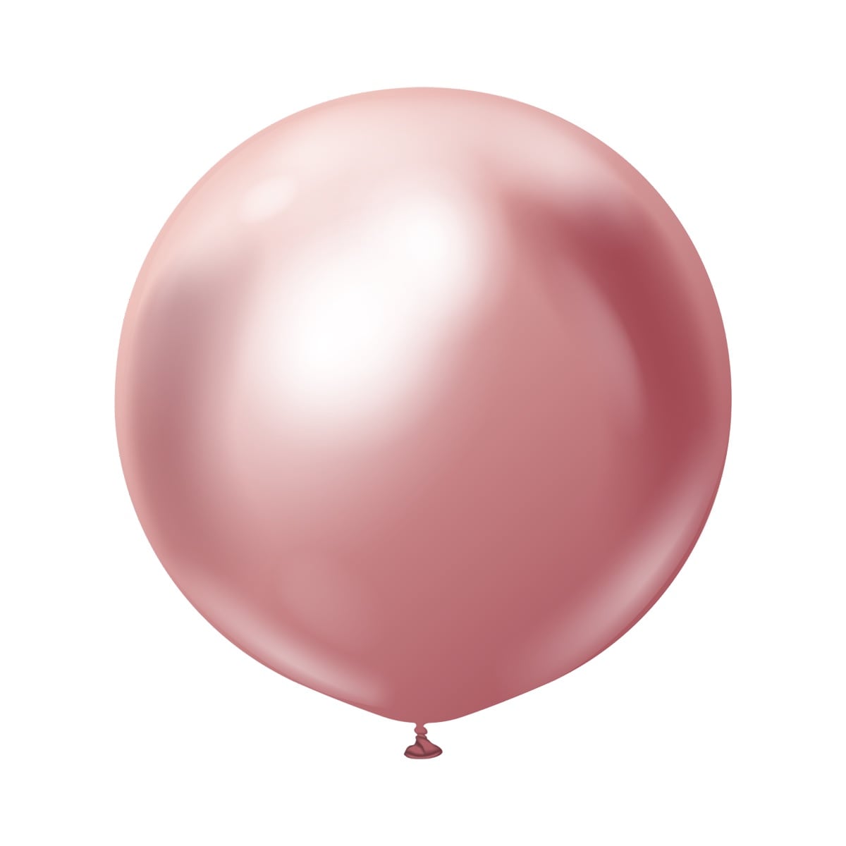 Premium-Luftballons Rosa Chrom 60 cm 2er-Pack