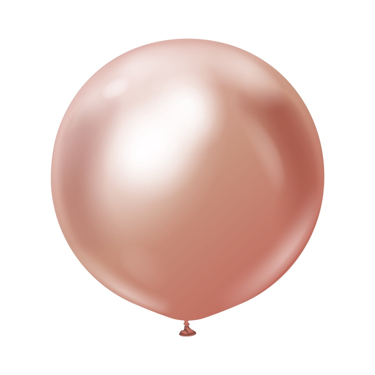 Premium-Luftballons Roségold Chrom 60 cm 2er-Pack