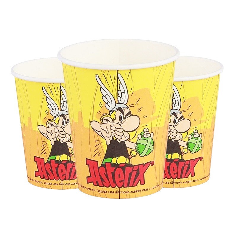 Asterix Pappbecher 8er-Pack