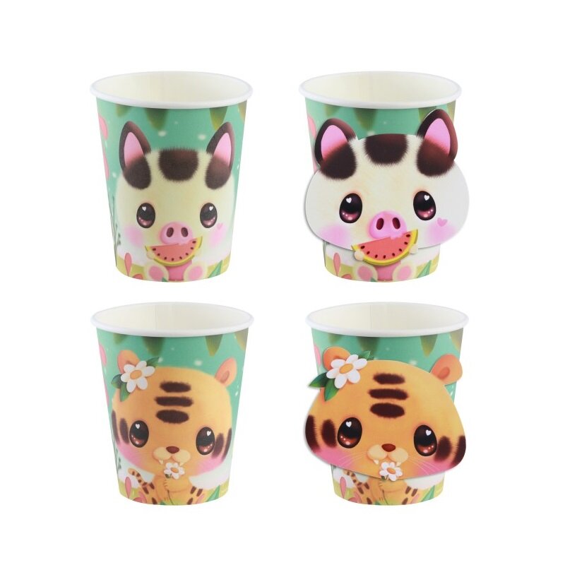 Bangoberry Pappbecher 8er-Pack