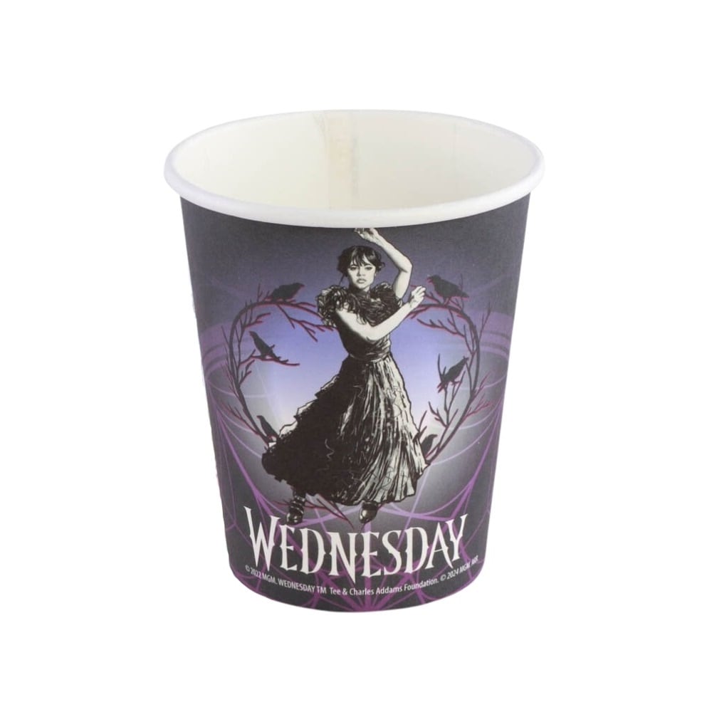 Wednesday - Pappbecher 8er-Pack