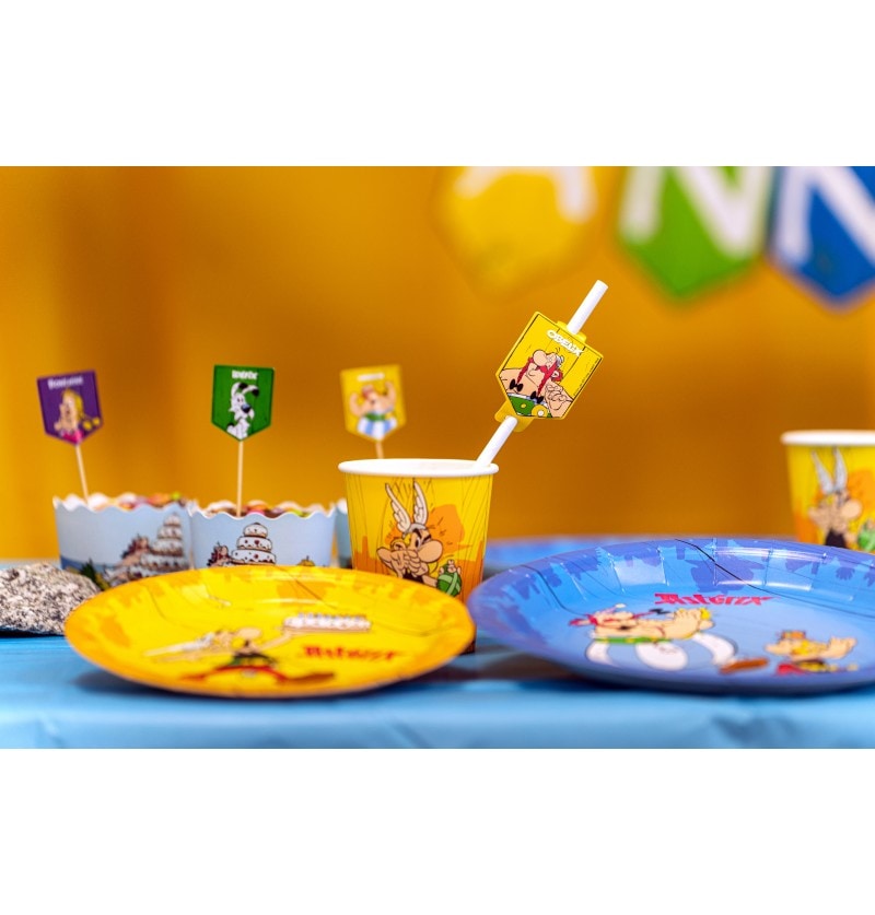 Asterix Papierstrohhalme 8er-Pack