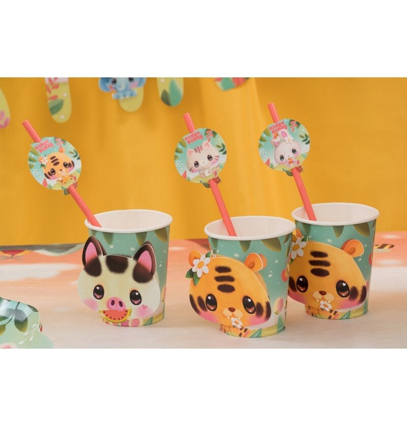Bangoberry - Papierstrohhalme 8er-Pack