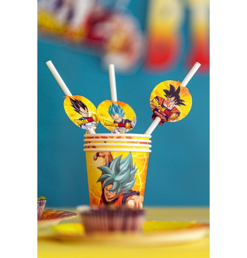 Dragon Ball - Papierstrohhalme 8er-Pack