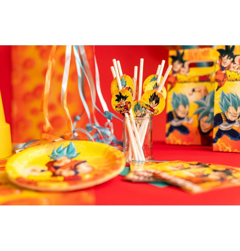Dragon Ball - Papierstrohhalme 8er-Pack