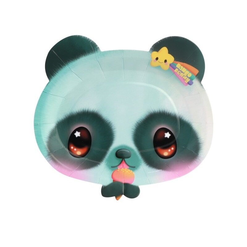 Bangoberry - Pally Panda Kuchenteller 8er-Pack