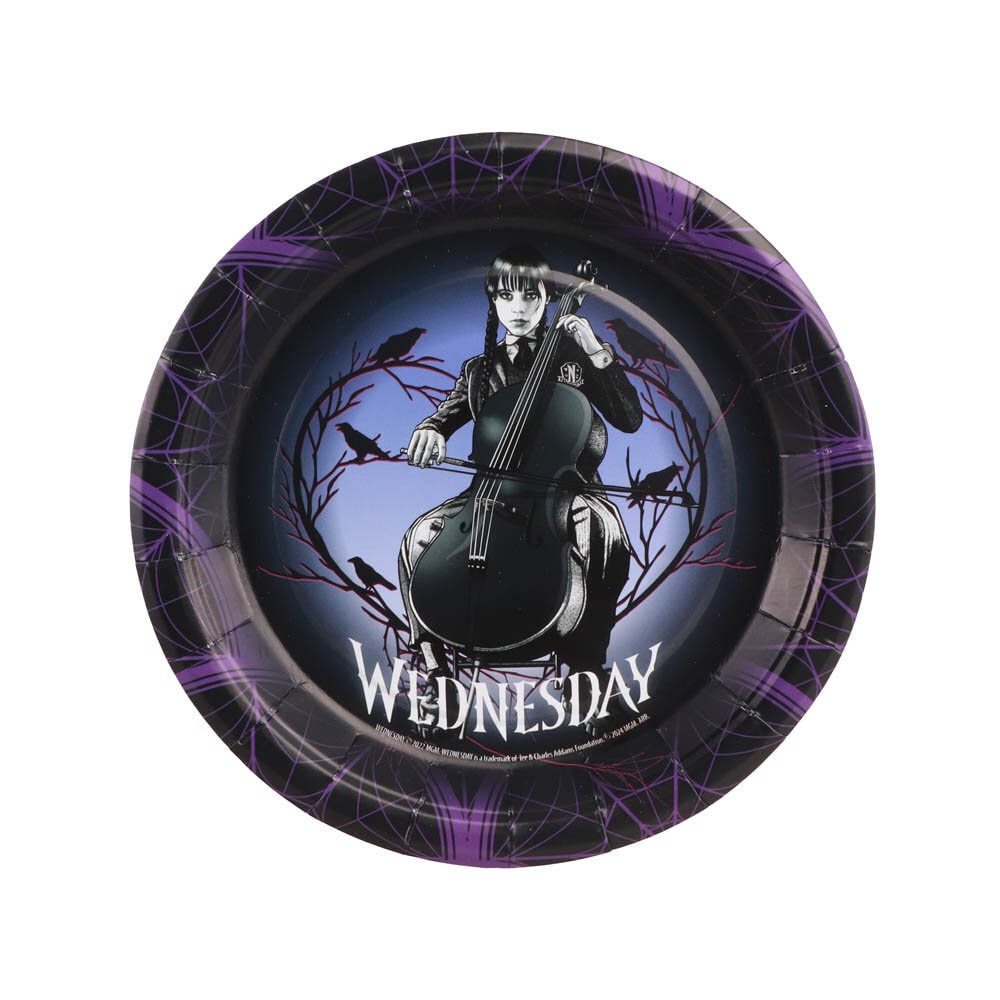 Wednesday - Teller 18 cm, 8er-Pack