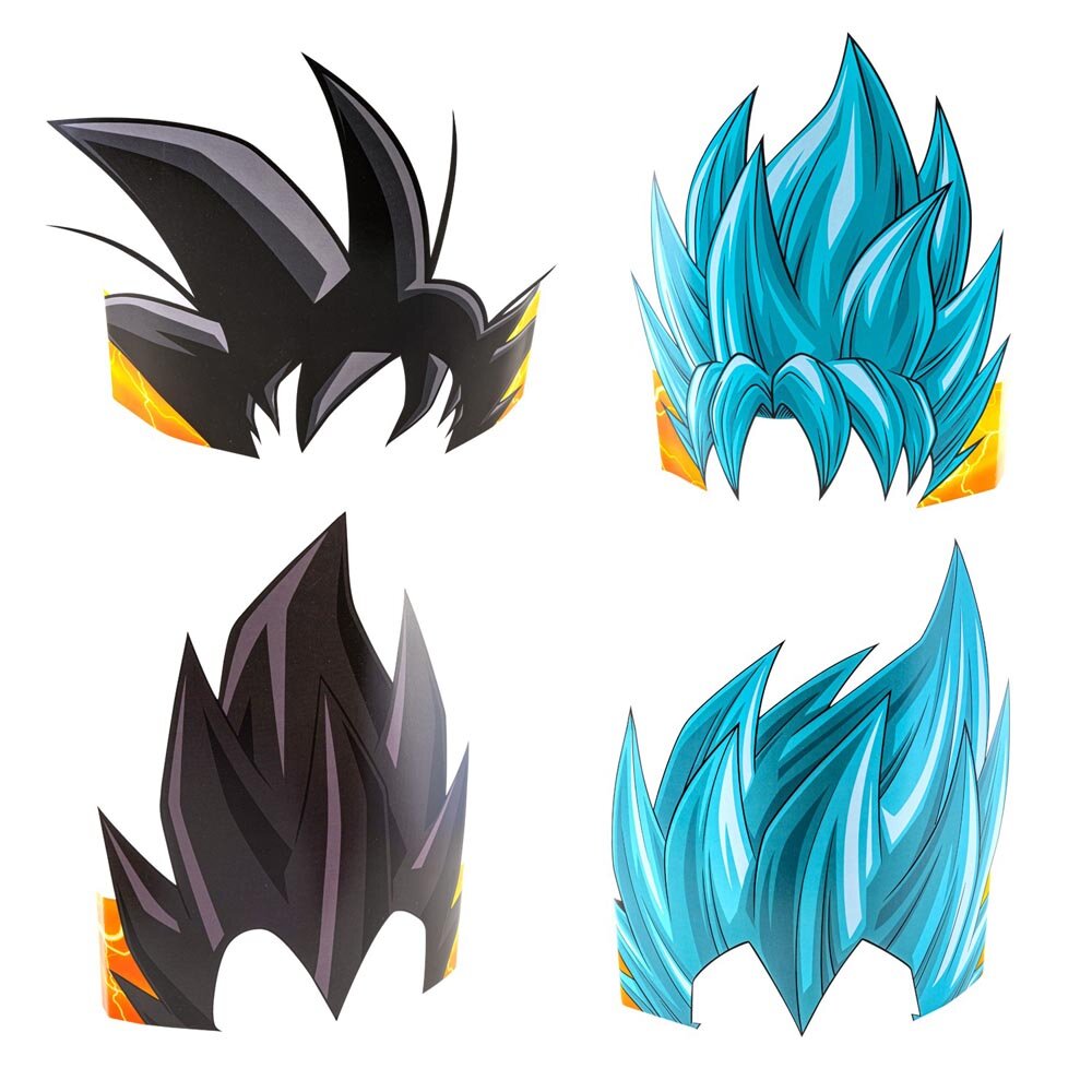Dragon Ball - Papier Stirnbänder 8er-Pack