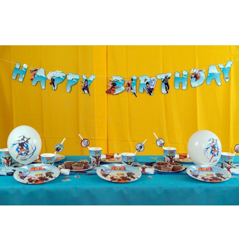Naruto - Girlande Happy Birthday 200 cm