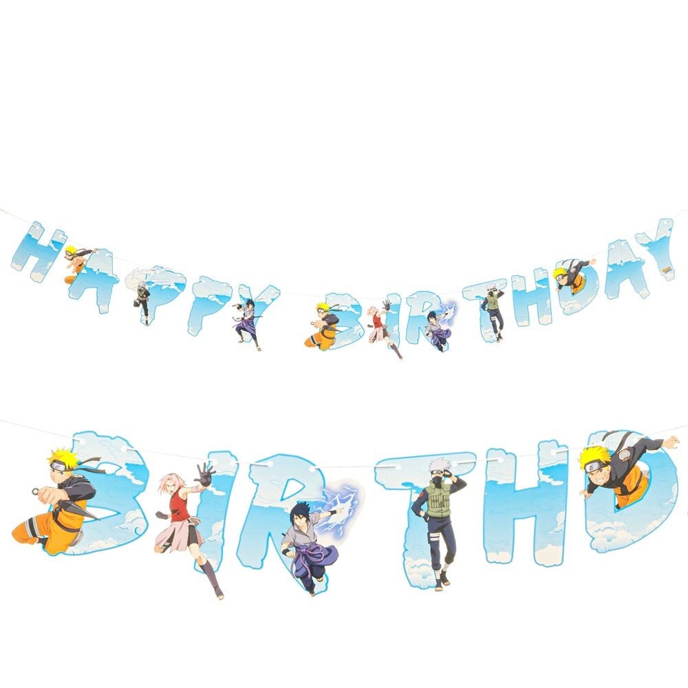 Naruto - Girlande Happy Birthday 200 cm