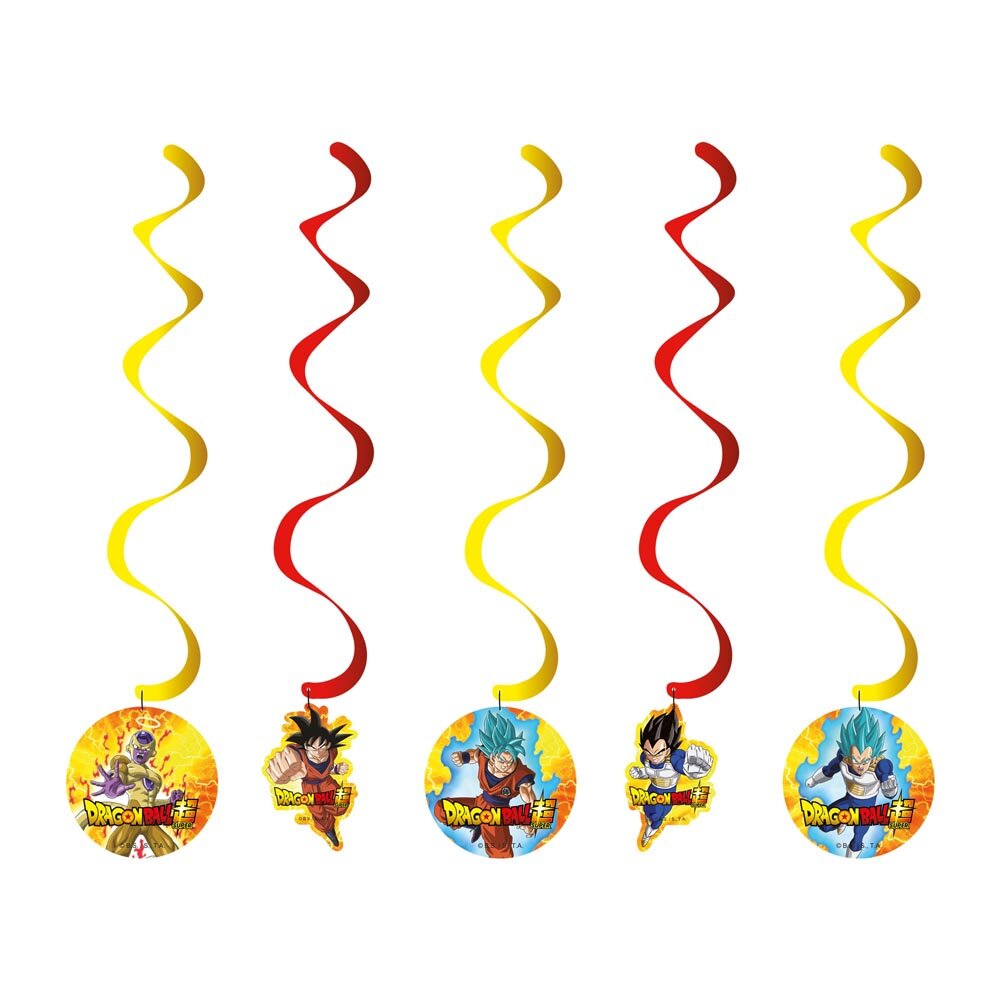 Dragon Ball - Hängedeko-Spiralen 5er Pack