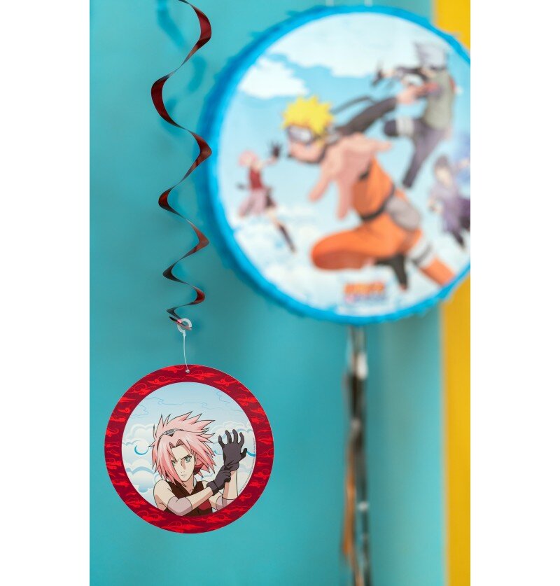 Naruto - Hängedeko-Spiralen 5er-Pack