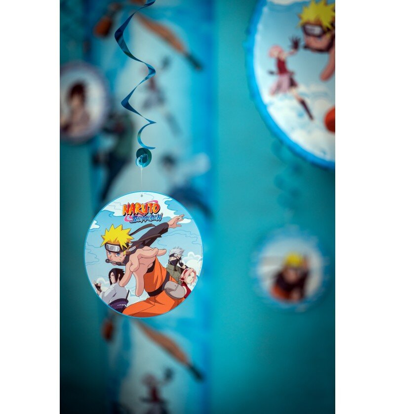 Naruto - Hängedeko-Spiralen 5er-Pack
