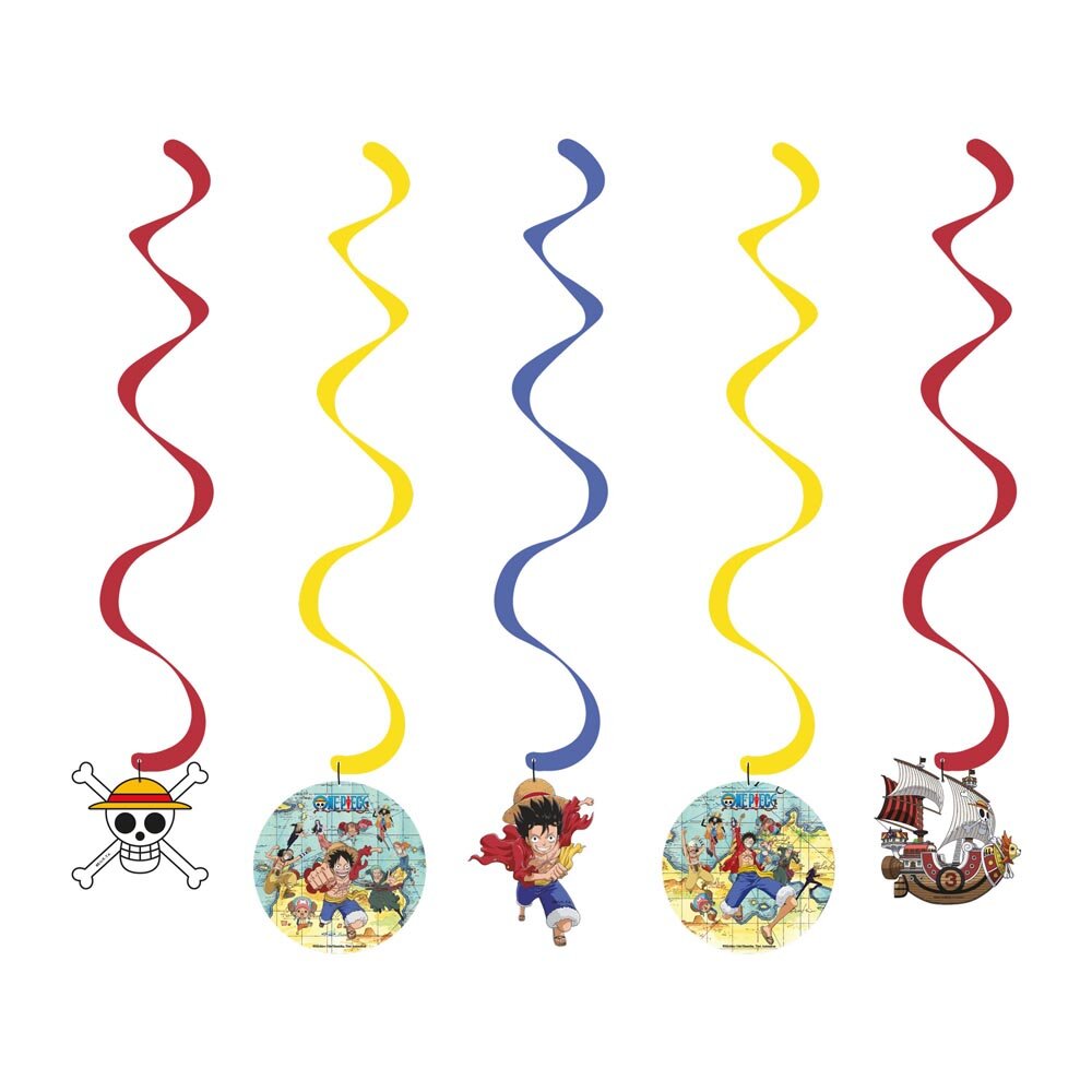 One Piece - Hängedeko-Spiralen 5er-Pack