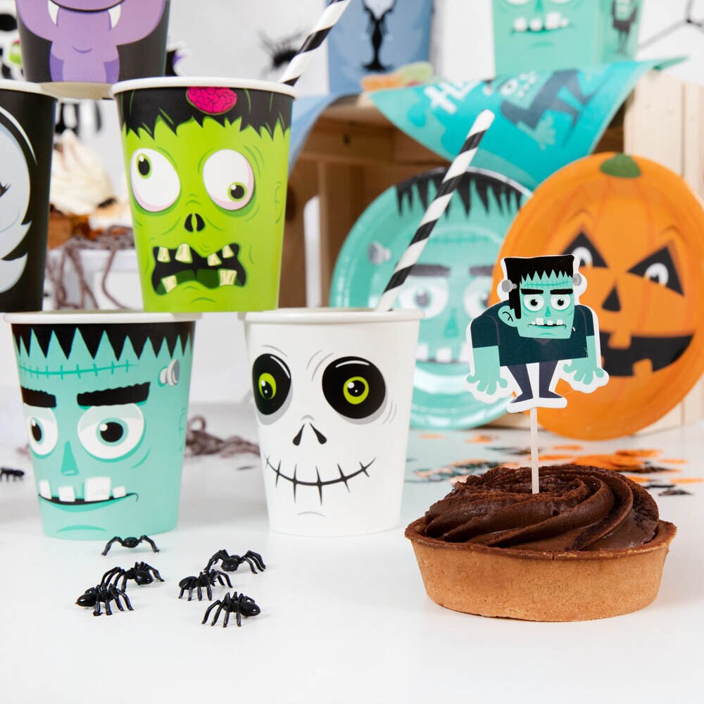 Halloween Monsters Tortentopper 7er-Pack