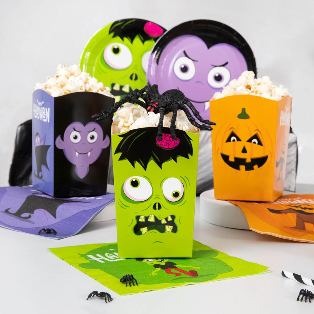 Halloween Monsters Popcornboxen 6er-Pack