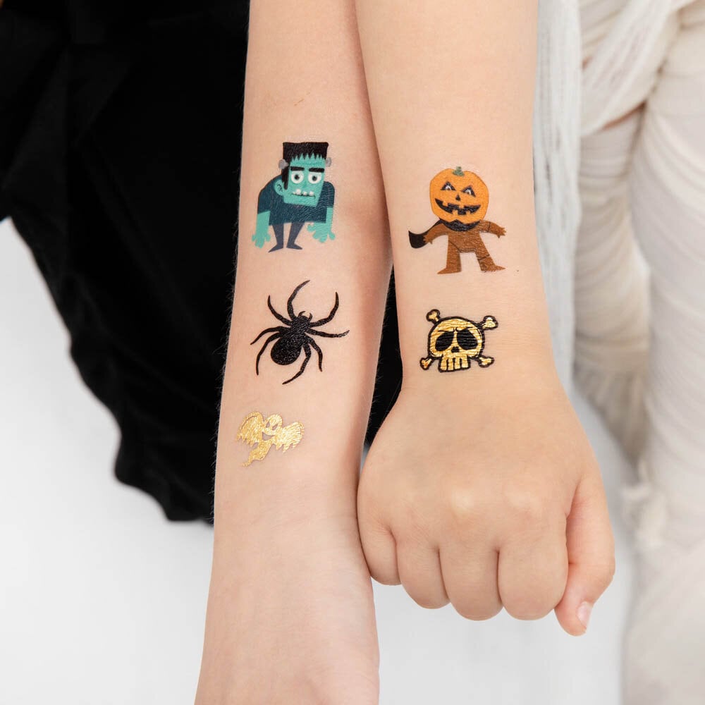 Halloween Monsters Tattoos 19er-Pack