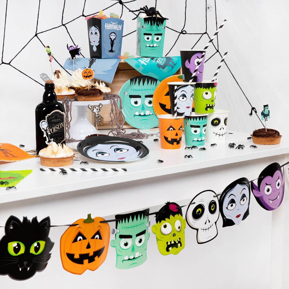 Halloween Monsters Girlande 150 cm