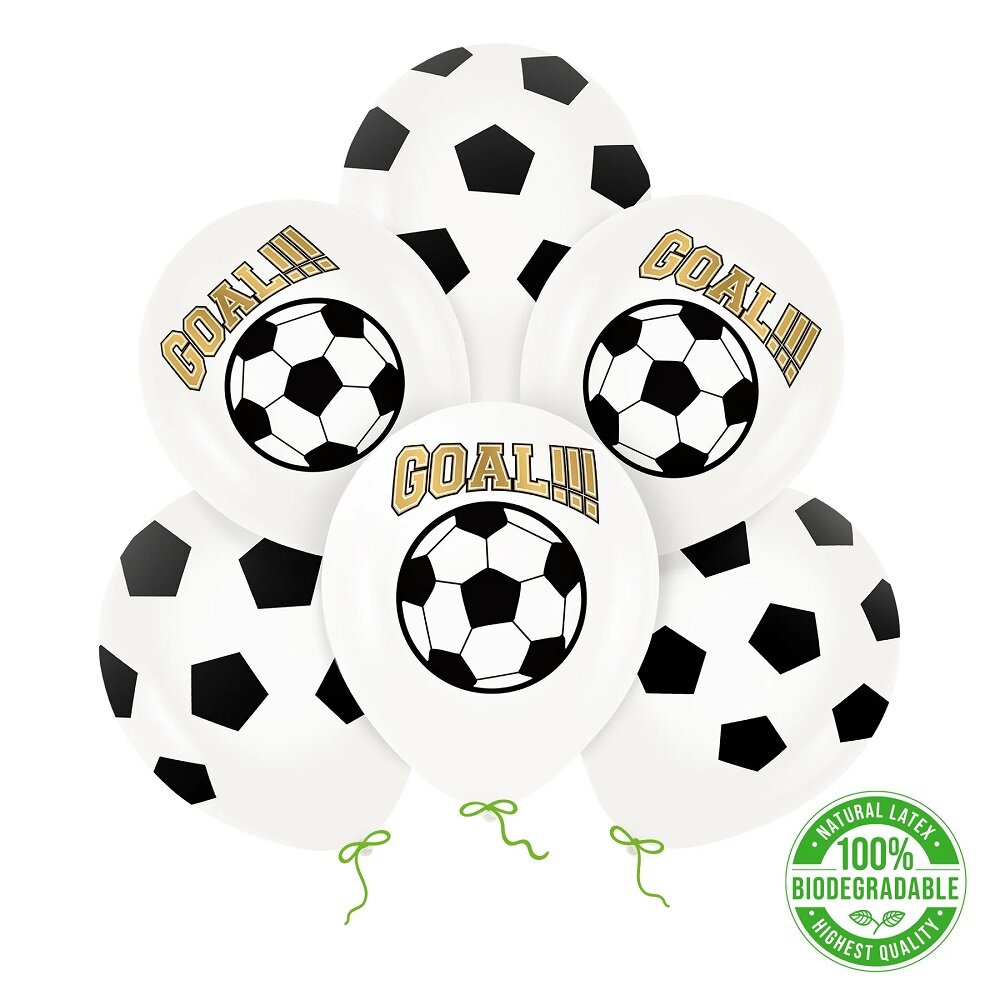 Fußball-Luftballons Goal 6er-Pack