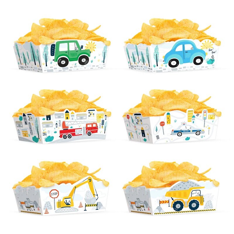 Fahrzeug Snackboxen 3er-Pack