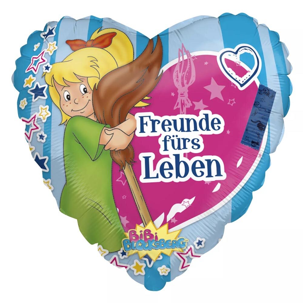 Bibi Blocksberg - Folienballon Herz