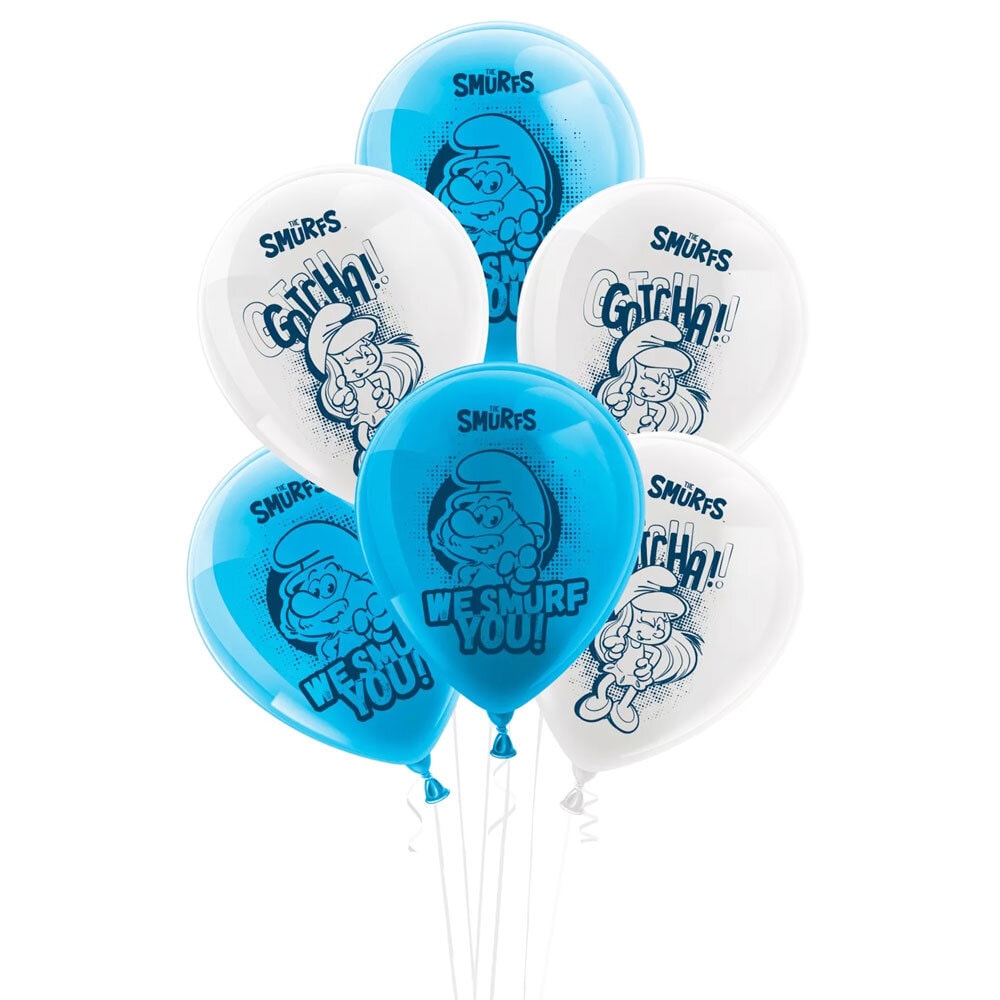 Die Schlümpfe - Luftballons 10er Pack