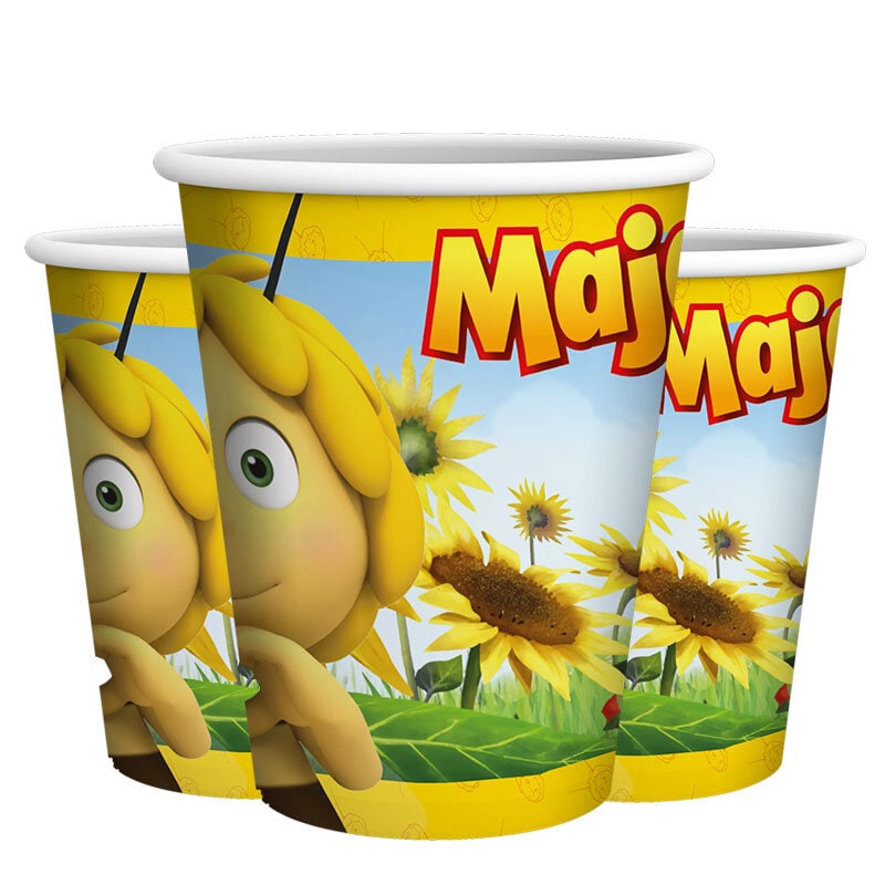 Biene Maja - Pappbecher 8er-Pack