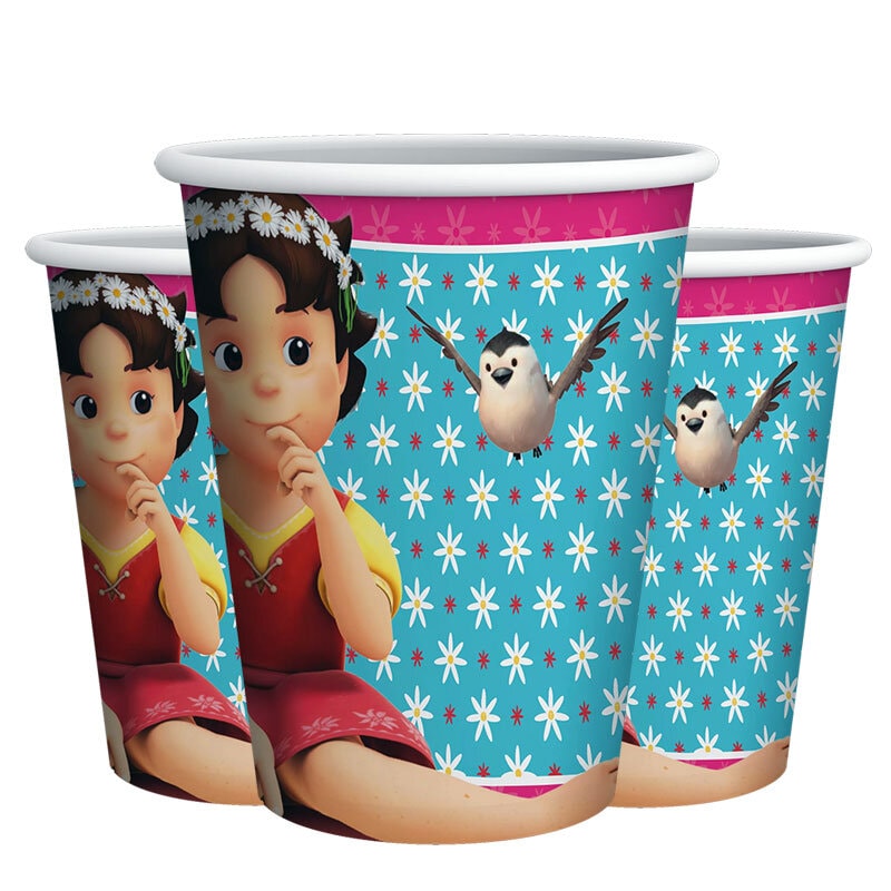 Heidi - Pappbecher 10er-Pack