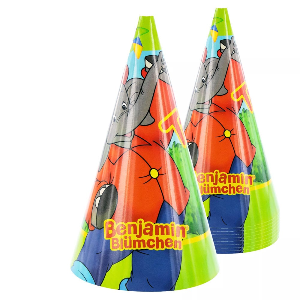 Benjamin Blümchen - Partyhüte 10er-Pack