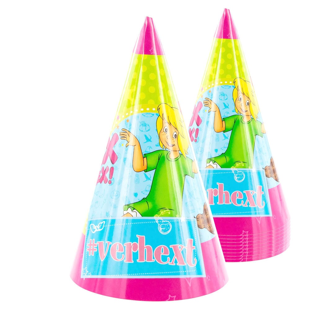 Bibi Blocksberg - Partyhüte 10er-Pack