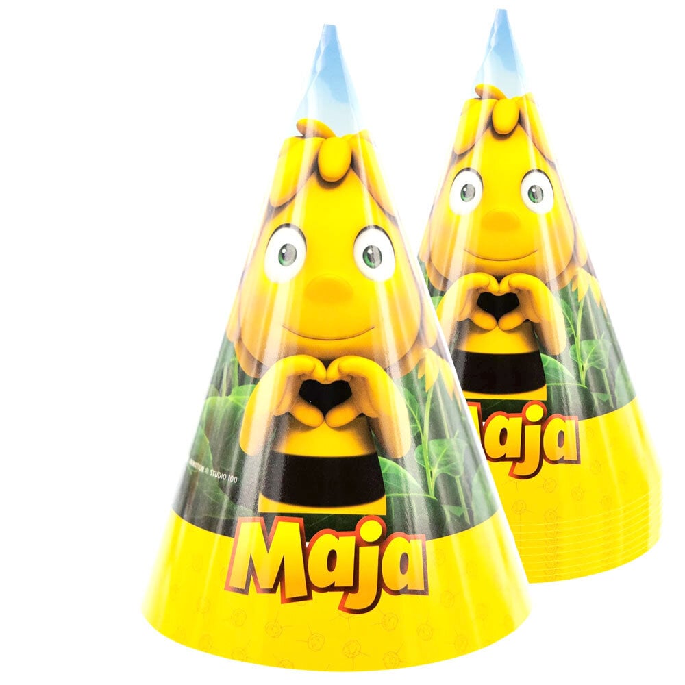 Biene Maja - Partyhüte 10er-Pack