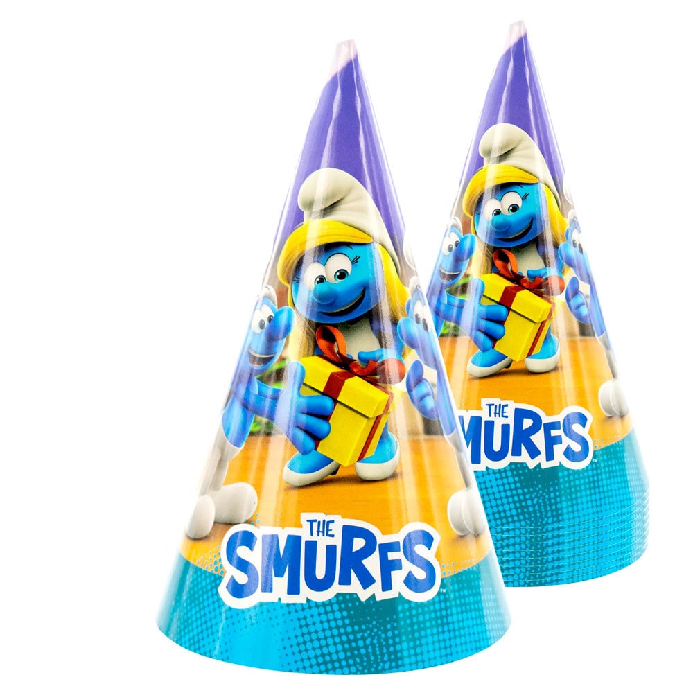 Die Schlümpfe - Partyhüte 10er-Pack