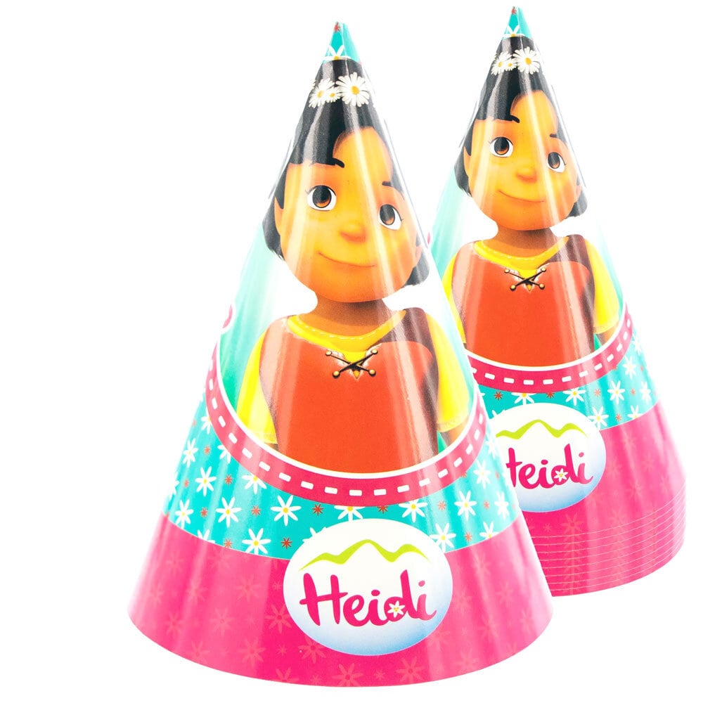 Heidi - Partyhüte 10er-Pack
