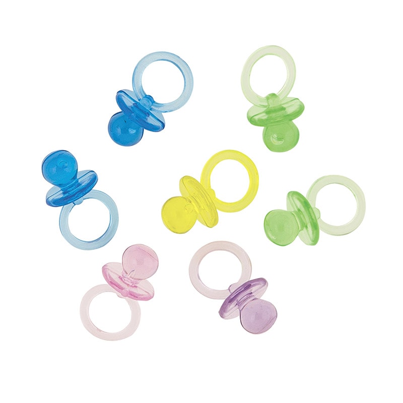 Babyparty Schnuller in Pastellfarben 18er-Pack