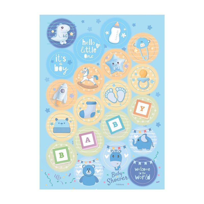 Muffindekorationen - Baby Boy 20er-Pack