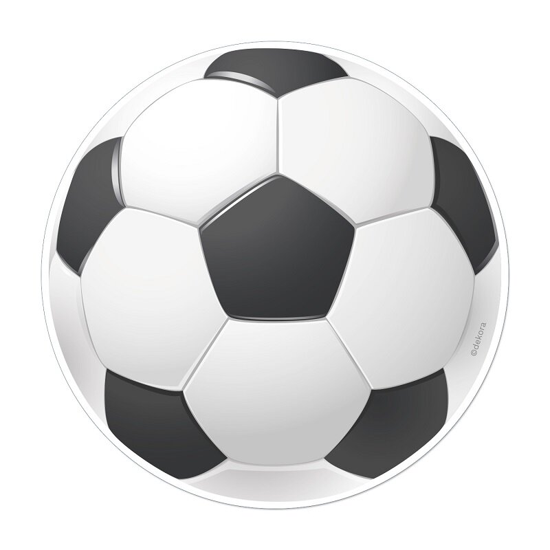 Tortenaufleger Fußball - Oblate 20 cm