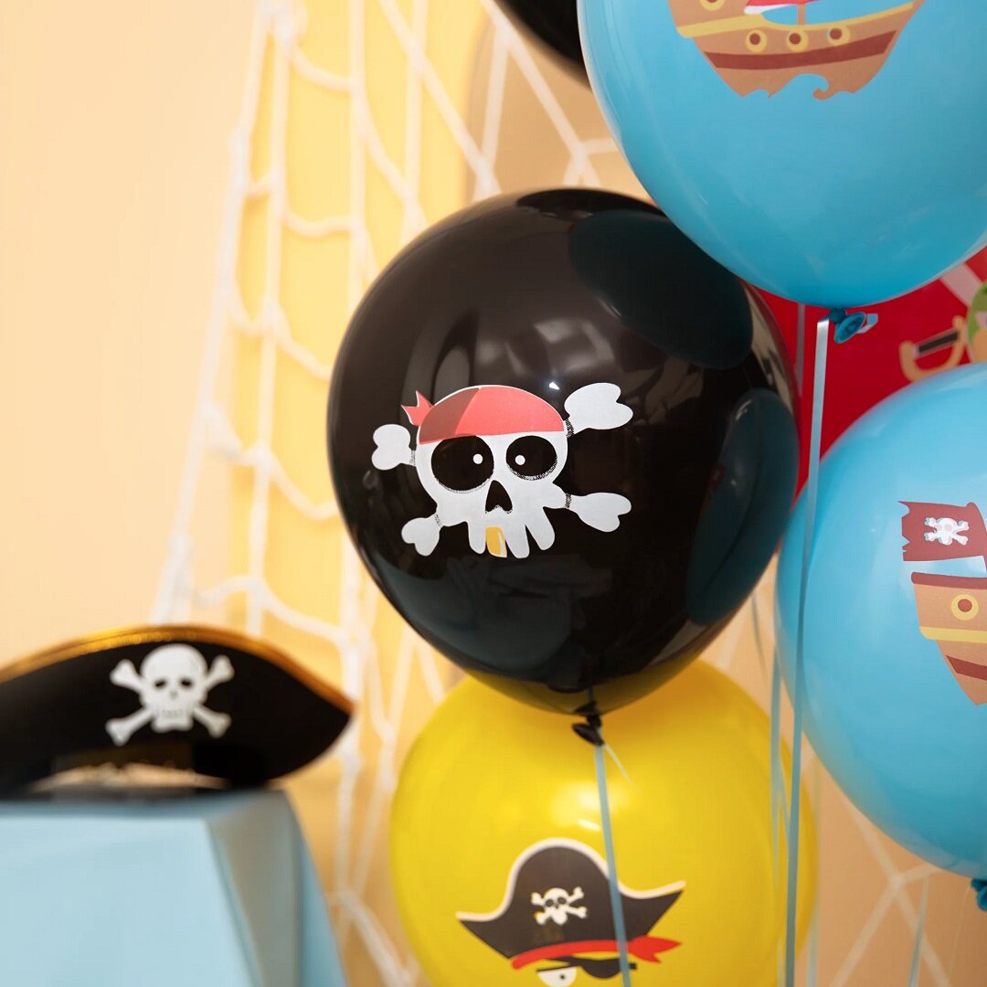 Luftballons Piraten 8er-Pack