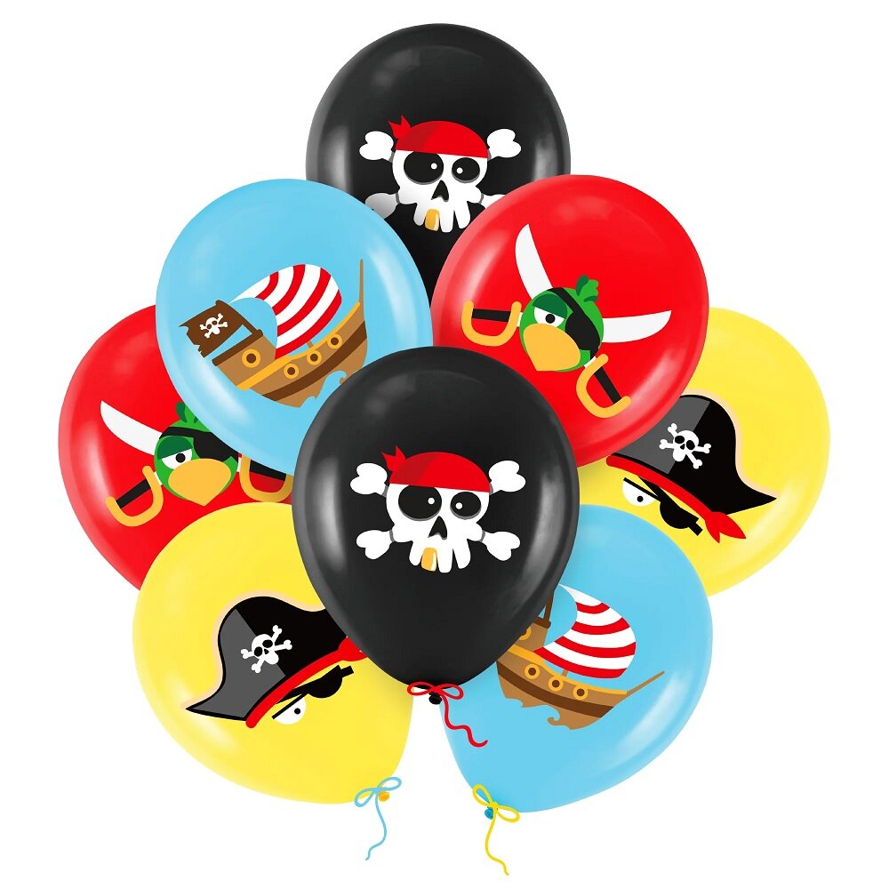 Luftballons Piraten 8er-Pack
