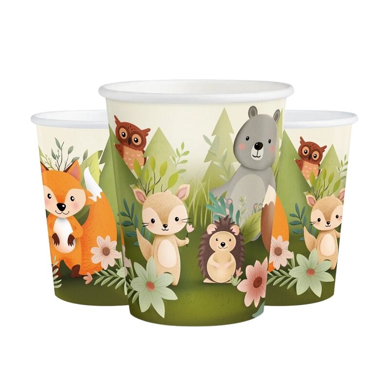 Waldfreunde - Pappbecher 6er-Pack