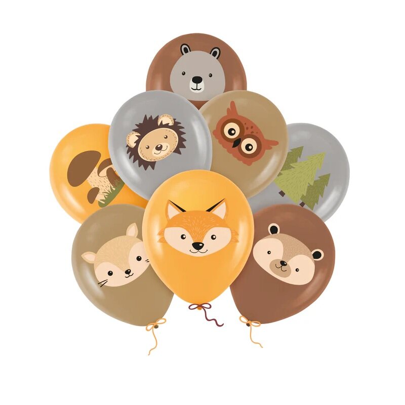 Waldfreunde - Ballons 8er-Pack