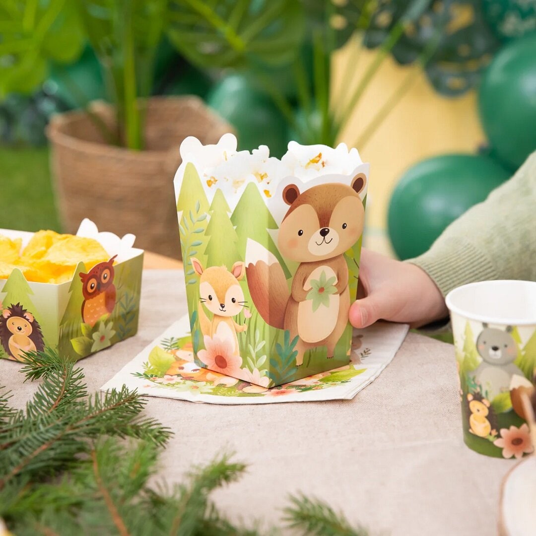 Waldfreunde - Popcornboxen 6er-Pack