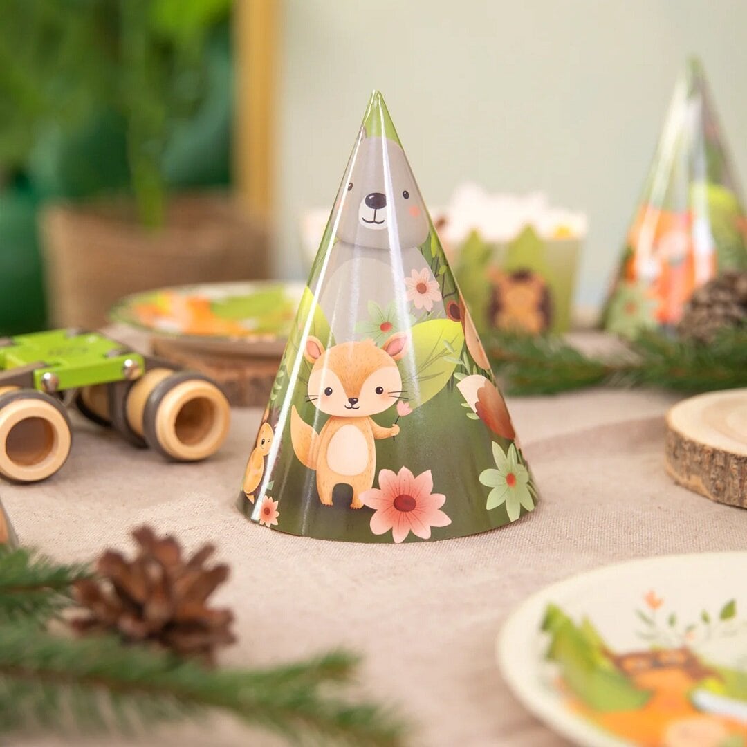 Waldfreunde - Partyhüte 6er-Pack