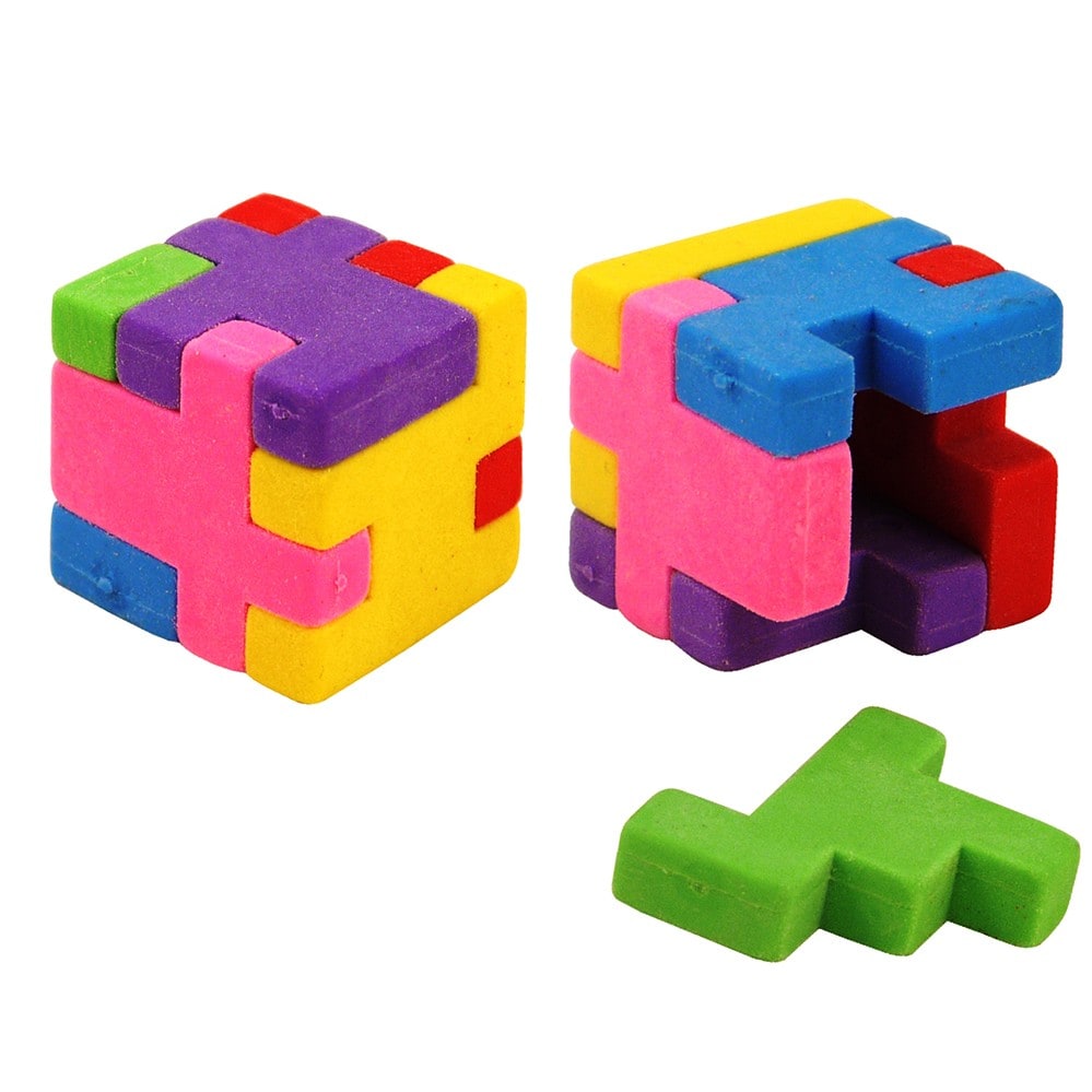 Tetris-Würfel, Radiergummi