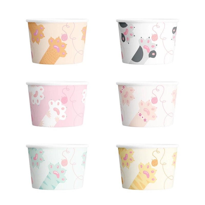 Katzen Eisbecher 6er-Pack