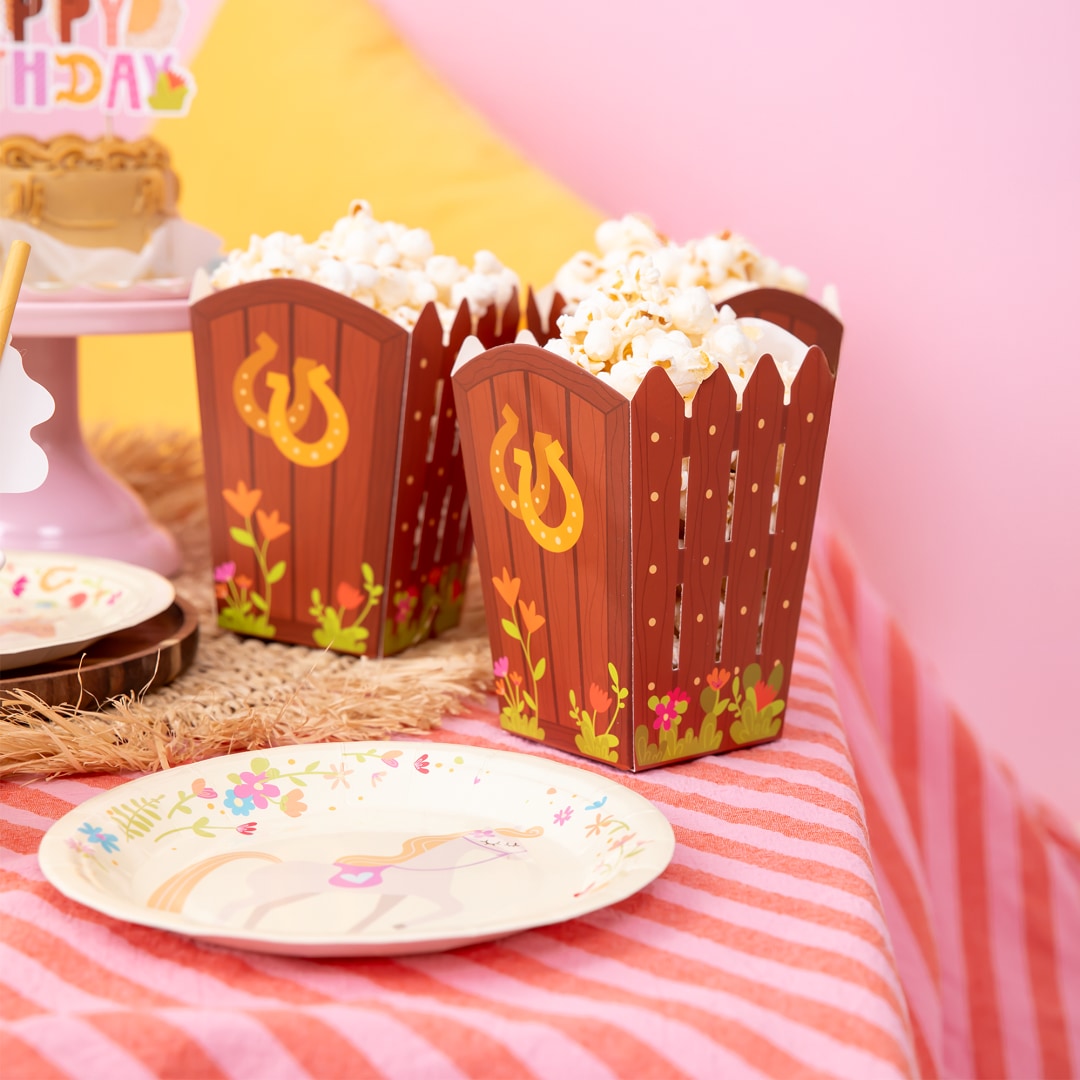 Pferde - Popcornboxen 6er-Pack